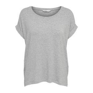 15106662-2079283-t-shirt-for-kvinnor-only-moster-manches-courtes-col-rond-ljusgra-melange
