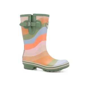 feeling-wellies-short-green-korta-regnstovlar-rouchette-feeling-gron