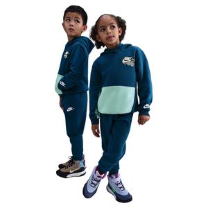 86n496-u48-set-med-sweatshirt-och-joggingdrakt-for-barn-nike-blue-force