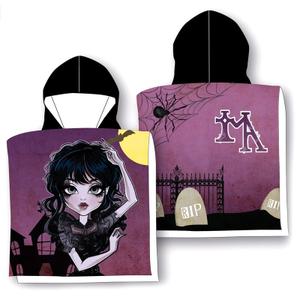 8435631344766-handduk-for-flickor-20th-century-fox-gothic-girl-violett-svart-55x100-cm