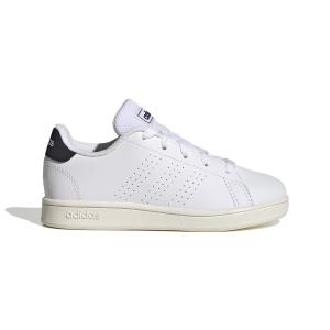 gw6487-barnskor-med-snorning-adidas-advantage-vit-svart