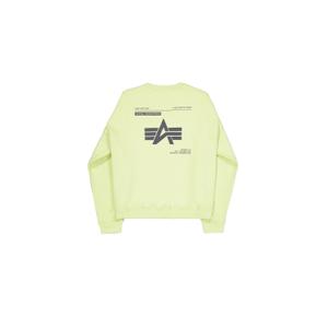 146304-722-sweatshirt-med-tryck-pa-baksidan-alpha-industries-logo-arctic-lime