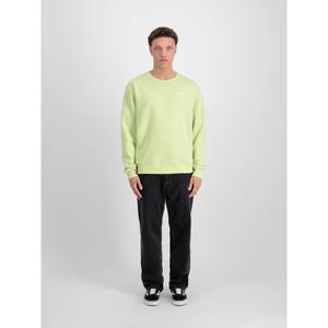 188307-722-sweatshirt-med-liten-logotyp-alpha-industries-basic-arctic-lime