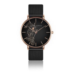 aa7-b048b-damklocka-amelia-parker-fossil-black-mesh-rosa-guld-38-mm