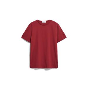 30005836-2780-t-shirt-armedangels-aamon-brushed-morkt-karmosinrod