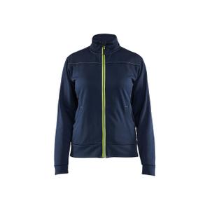 339425268633-3394-sweatshirt-med-dragkedja-for-kvinnor-blaklader-marinbla-gul