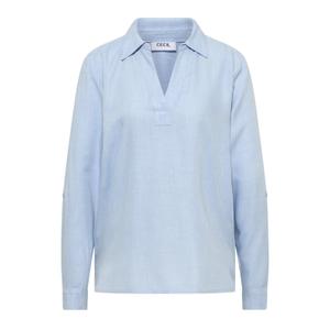 346038-17301-langarmad-blus-for-kvinnor-cecil-melange-light-sky-blue-melange