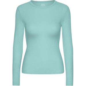 cs2055-tealblue-langarmad-t-shirt-for-kvinnor-colorful-standard-organic-teal-blue-blagron