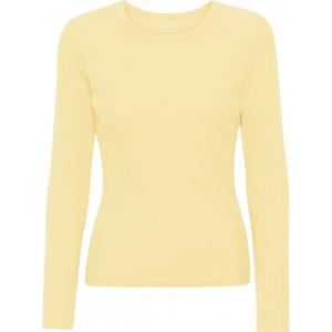 cs2055-softyellow-langarmad-ribbad-t-shirt-for-kvinnor-colorful-standard-organic-soft-yellow-mjukt-gul
