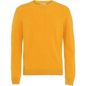 cs5083-burnedyellow-jumper-med-rund-halsringning-i-ull-colorful-standard-classic-merino-burned-yellow-brand-gul