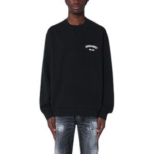 s74gu0855s25539-sweatshirt-med-logotyp-dsquared2-svart