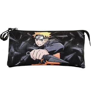 8445118039139-trippelt-pennskrin-for-barn-educa-borras-naruto-shippuden-uzumaki-svart-23x11x7-cm