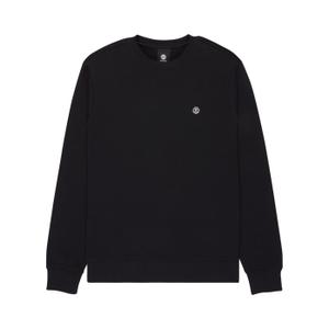 elyft00197-fbk-sweatshirt-med-huva-och-dragkedja-element-icon-embroidery-cr-flint-svart