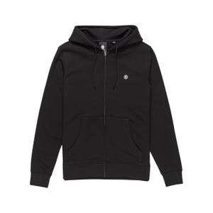 elyft00199-fbk-sweatshirt-med-huva-och-dragkedja-element-icon-embroidery-zh-flint-svart