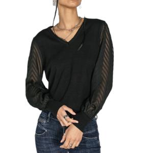 25326987-12-jumper-for-kvinnor-freeman-t-porter-laonie-zig-zag-svart