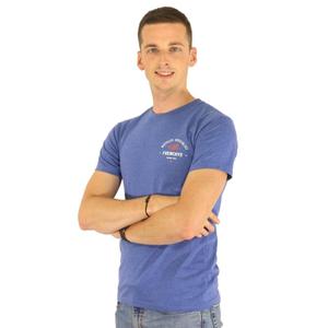 ar0013-t-shirt-frenchys-track-retro-royal-heather-bla-retro-royal