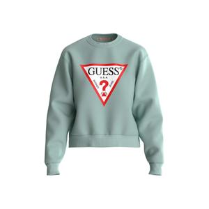 w2yq16-kba10-g8dd-sweatshirt-med-rund-halsringning-for-kvinnor-guess-original-fleece-mjuk-mint