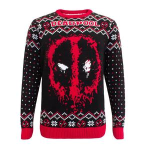 sg-ddpl-002s-sweatshirt-heroes-inc-deadpool-christmas-jumper-svart-rod