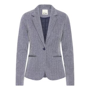 20121600-900000478-blazer-for-kvinnor-ichi-kate-jacquard-4-patriot-blue-herringbone