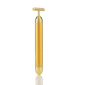 v0103113-hogfrekvent-massageapparat-for-ansiktsforyngring-innovagoods-t-vibe-guld-tu