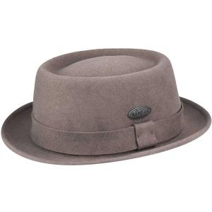 k0212co-cc202-hatt-kangol-lite-felt-pork-pie-kakao