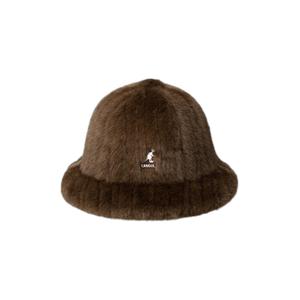 k4190st-bd204-hatt-for-kvinnor-kangol-faux-fur-casual-brown-debossed-stripe