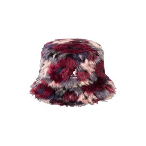 k4370-pm521-bob-kvinna-kangol-faux-fur-purple-multi-camo-flower