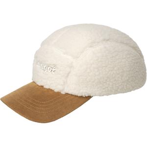 k5466-nt159-5-panel-keps-kangol-script-faux-sherpa-naturlig-tu
