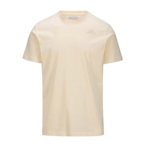 304j150-a0q-t-shirt-kappa-cafers-slim-vit-mjolk-beige