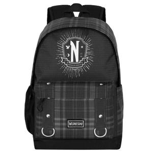 8445118048094-anpassningsbar-ryggsack-for-barn-karactermania-wednesday-chains-svart