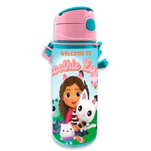 8435507876629-aluminiumflaska-for-flicka-kids-licensing-gabbys-dollhouse-turkos-600-ml