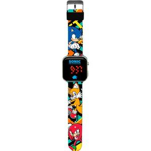 8435507887144-led-klocka-for-barn-kids-licensing-sonic-the-hedgehog-svart-bla-tu