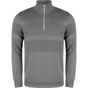 ks3585-913-pull-med-1-2-dragkedja-i-bomull-kronstadt-hannes-lt-grey-mix