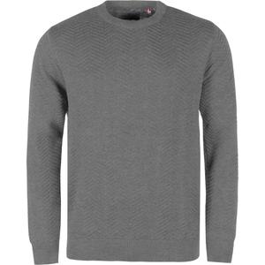 ks5002-913-jumper-i-bomull-kronstadt-carlo-lt-grey-mix