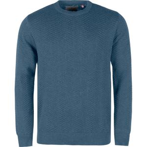 ks5002-958-jumper-i-bomull-kronstadt-carlo-federal-blue-mix