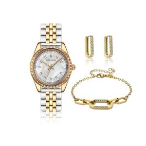 smd8-2-armbandsur-och-orhangen-for-kvinnor-marc-lauder-tirana-guld-silver-18x16-mm