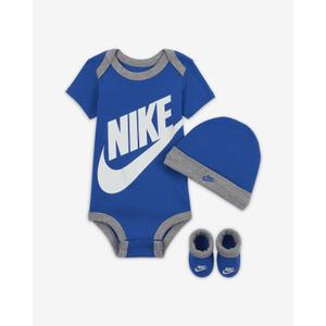 mn0073-u89-set-med-bodysuit-strumpor-och-mossa-med-logo-for-babyflicka-nike-futura-bla-6-12-manader