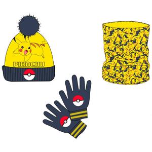 8436580114479-halsduk-mossa-och-handskar-nintendo-pokemon-pikachu-gul-svart-tu