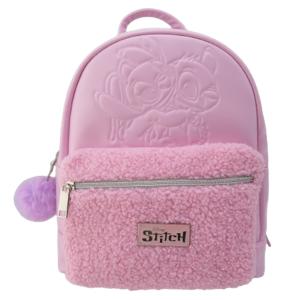 618nom053-ryggsack-for-flickor-nomadict-fashion-disney-stitch-and-angel-hug-teddy-rosa-28-cm
