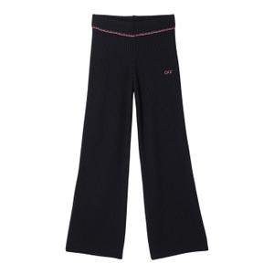 oghg001f24-akni001-ribbade-byxor-for-flickor-off-white-svart