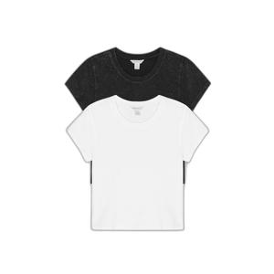 ob410001p2-black-white-t-shirts-for-kvinnor-organic-basics-core-baby-x2-svart-vit