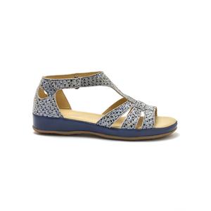 1005297-0001-sandaler-f-r-kvinnor-p-cdiconfort-spartiate-marinbla-med-tryck