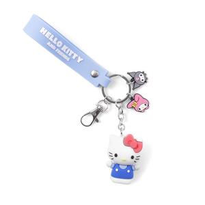 8435507890809-nyckelring-peers-hardy-hello-kitty-friends-bla-vit-tu