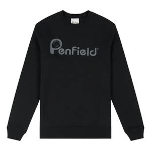 pfd0030-023-sweatshirt-penfield-bear-chest-print-svart