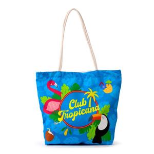 bbag01-strandvaska-puckator-flamingo-club-tropicana-bla-41x55-cm