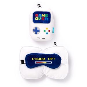 cush248-2-i-1-resekudde-i-plysch-videospelskonsol-puckator-relaxeazzz-game-over-vit-19x14x9-cm