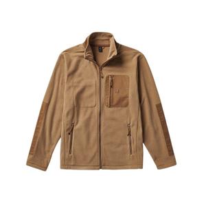 rf277-kha-fleece-med-hel-dragkedja-roark-landfall-kaki