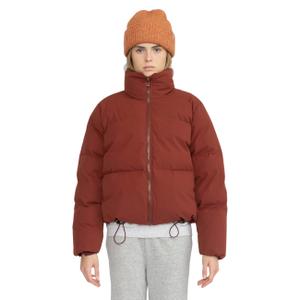 77293-darkred-kort-jacka-for-kvinnor-selfhood-morkrod
