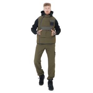 23945-kaki-nylonjacka-med-fickor-sixth-june-khakigron