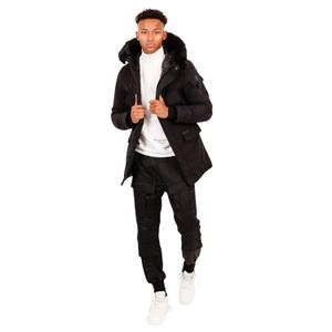 43005-bkbk-parka-med-huva-i-vattenavvisande-pals-sixth-june-svart